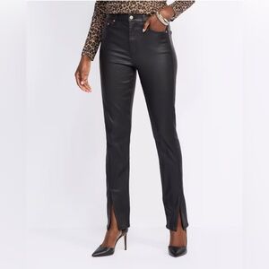 Daze Denim Downtown High Rise Split Seam Pant Black Size 28 NWT STITCH FIX